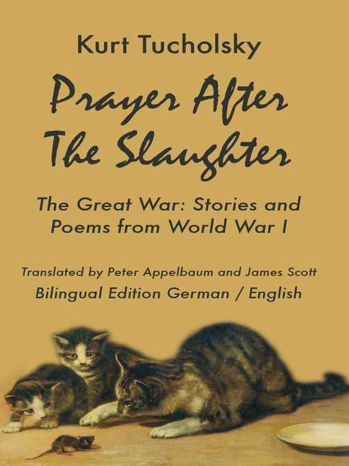 Title details for Prayer After the Slaughter by Kurt Tucholsky - Available